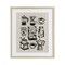 Stupell Industries Coffee Icons Various Brews Framed Print Under Glass, design by JJ Design House LLC
